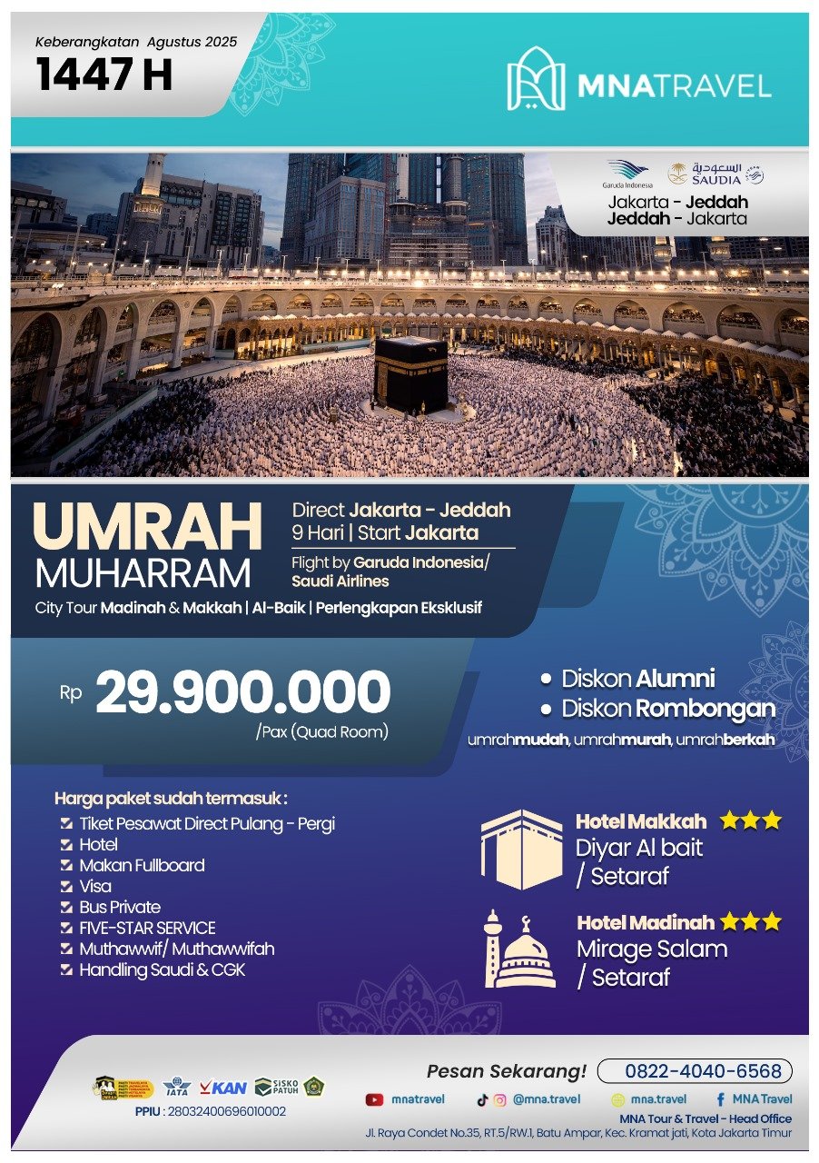 Paket Umroh Premium Pilihan Terbaik untuk Ibadah yang Nyaman